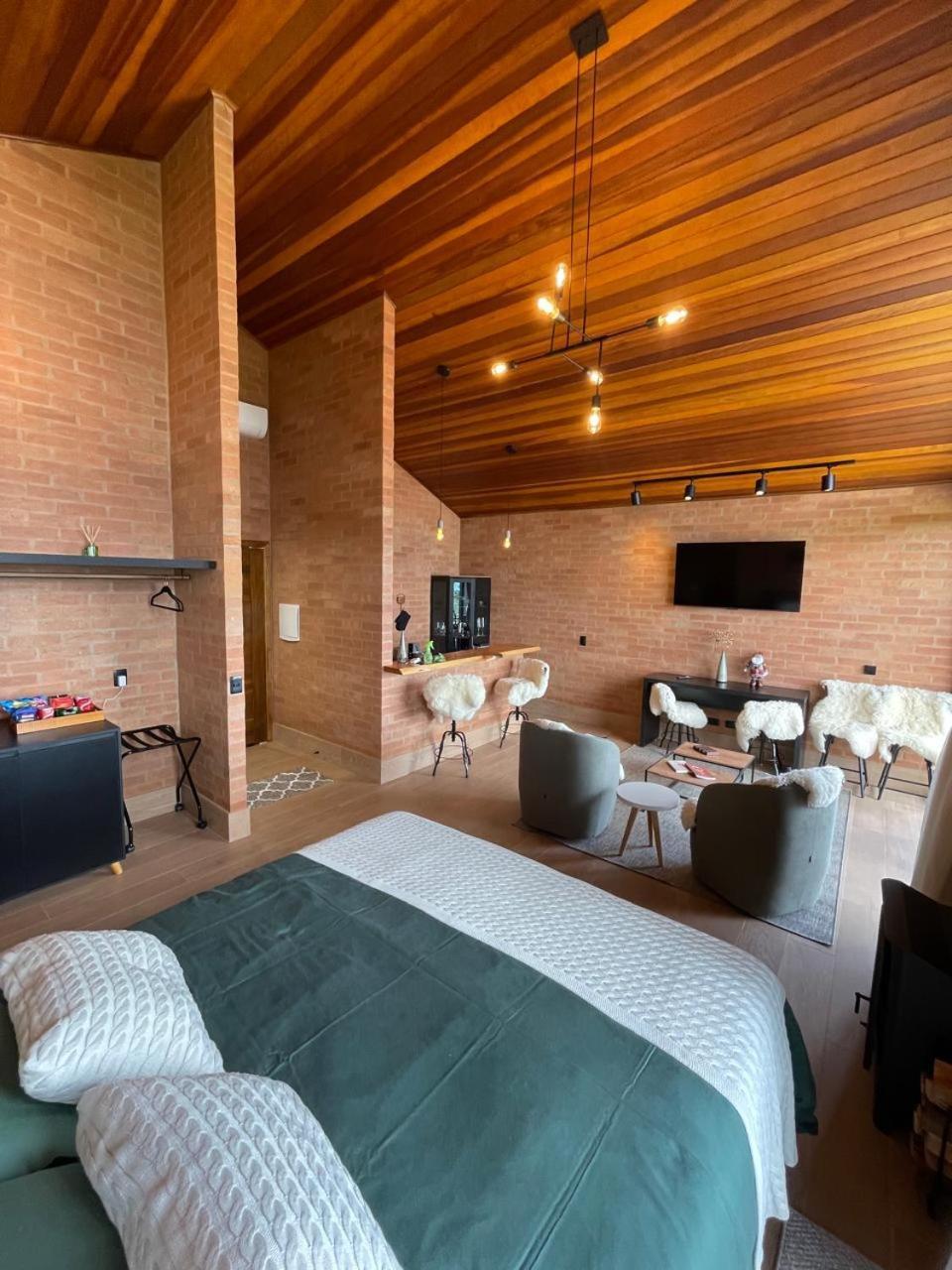 Chales Bergview São Bento do Sapucaí Eksteriør billede